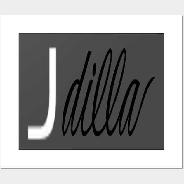 J Dilla Tshirt Wall Art by Tees Company